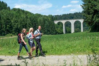Der Viadukt Wanderweg in Altenbeken © Touristikzentrale Paderborner Land / Reinhard Rohlf